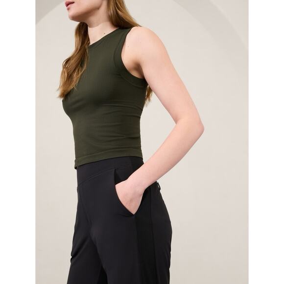 ATHLETA Brooklyn Mid Rise Ankle Pant in Black - Picture 6 of 15